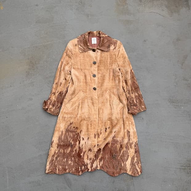 JPN 텍스쳐 퍼 코트