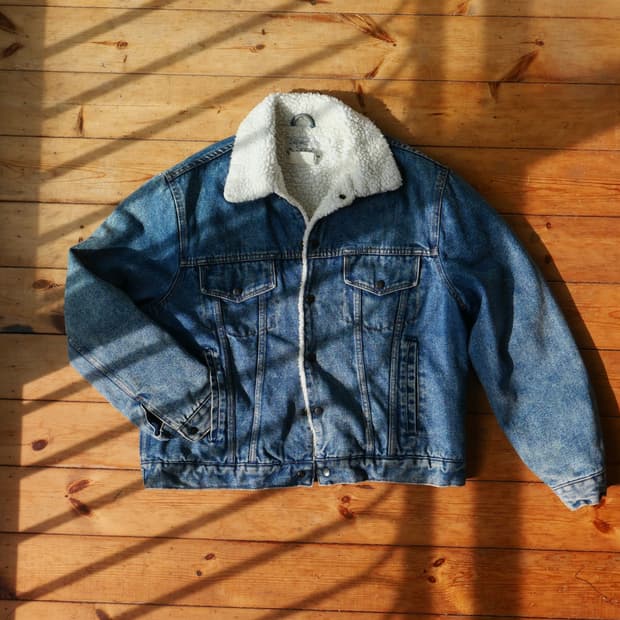 90’s Silver Spur 빈티지 쉐르파 데님자켓