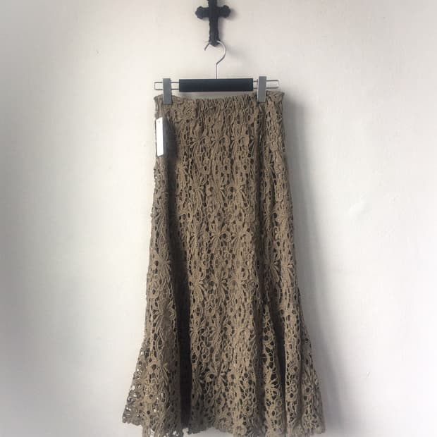 Crochet pattern long skirt