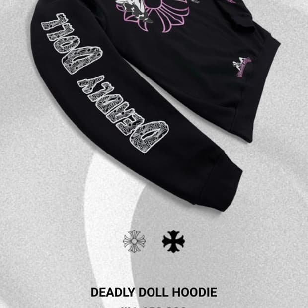 크롬하츠/ 데들리돌 후디/ L