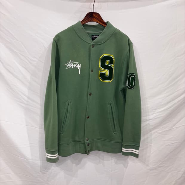 스투시 바시티 자켓