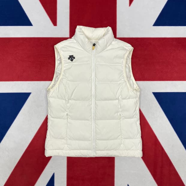 데상트 패딩조끼 여성 90