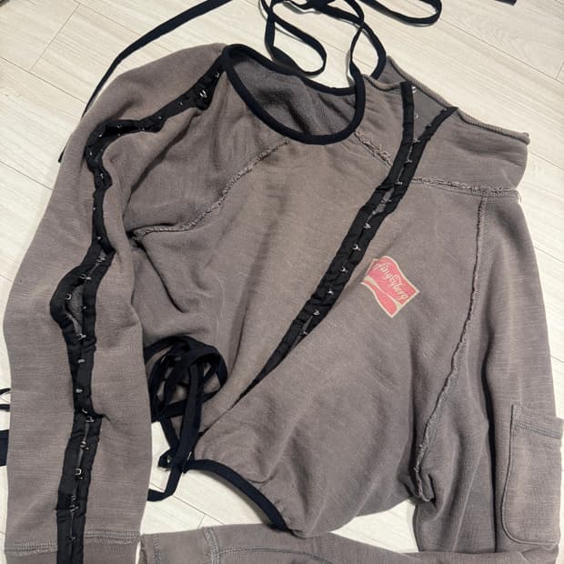 더미스테리어스호텔 빈티지 져지탑