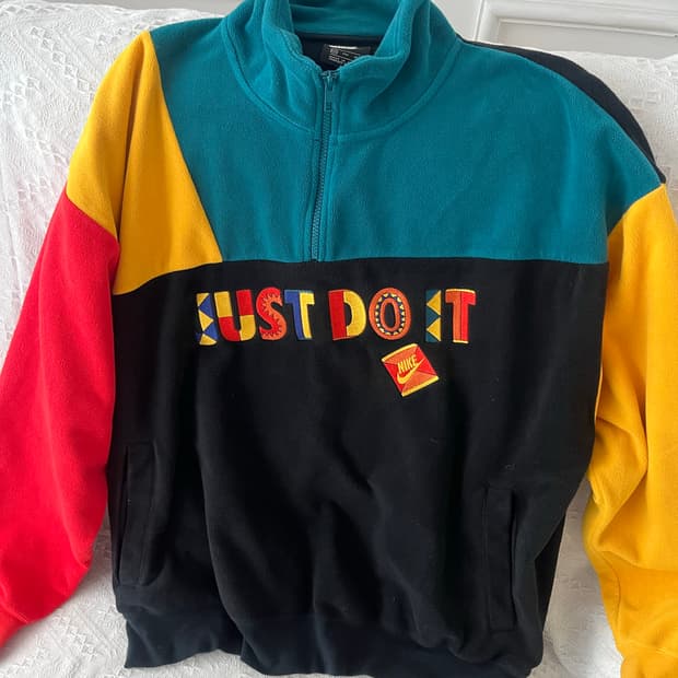 나이키 플리스 풀오버 아노락 2xl