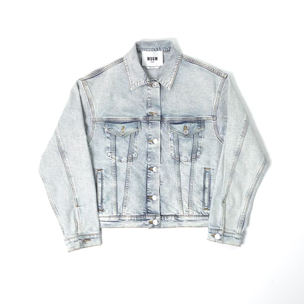 MSGM 데님 자켓 연청 (42)