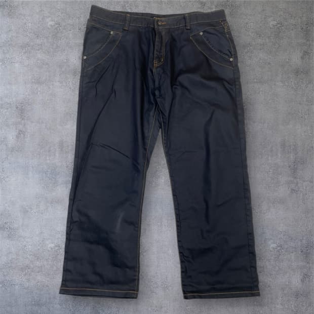 구찌 Gucci 다크네이비 코팅 팬츠 40