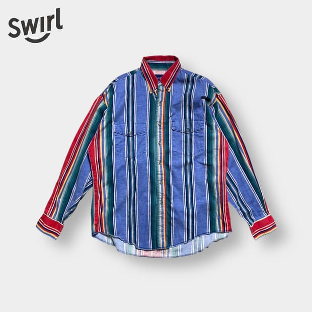 🌊90s wrangler multi color shirts