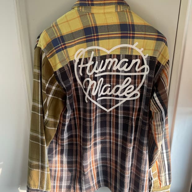 휴먼메이드 크레이지 플란넬 셔츠. L사이즈