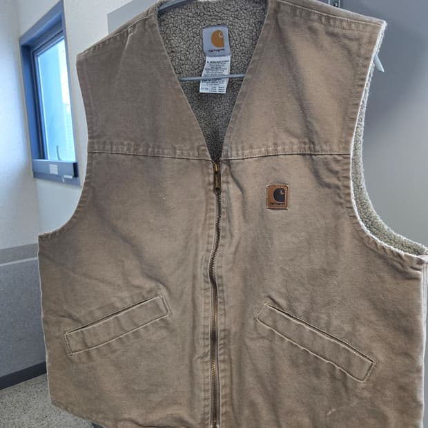 칼하트 베스트 V13 샌드스톤 덕 캔버스 SDL 조끼