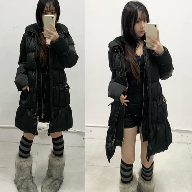 [RUIRUE BOUTIQUE] 오네갸루 y2k 패딩 자켓