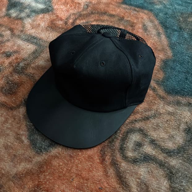 TTF✳️릭오웬스 카프레더 코팅 매쉬캡