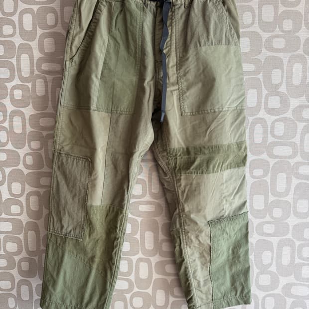 OUTSTANDING 아웃스탠딩 그라미치 st 패치워크 팬츠 바지 L