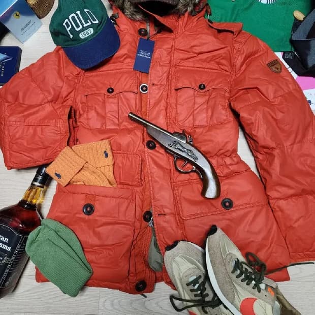 (새상품)POLO RALPH LAUREN 헤비다운 패딩 대장 파카
