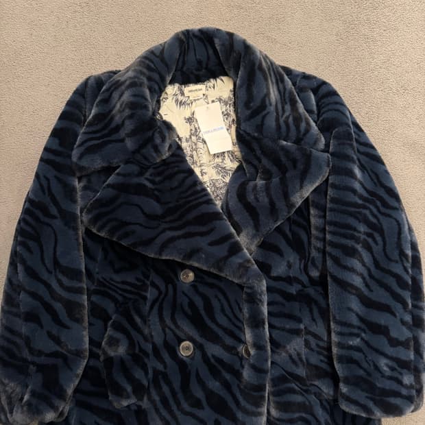 쟈딕앤볼테르 퍼 자켓 새상품 처분 