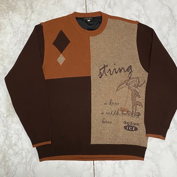 아이스주 골프 방풍 니트 105 사이즈