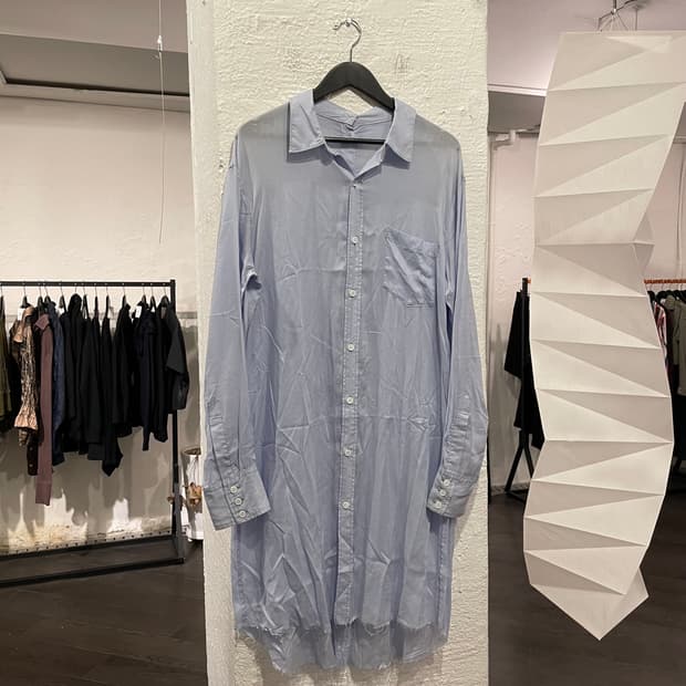 설밤 18ss 버튼 디테일 텐셀 셔츠