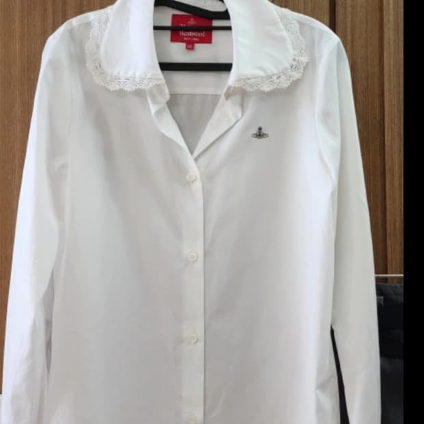 비비안웨스트우드 레드라벨 레이스카라 셔츠 (정품)