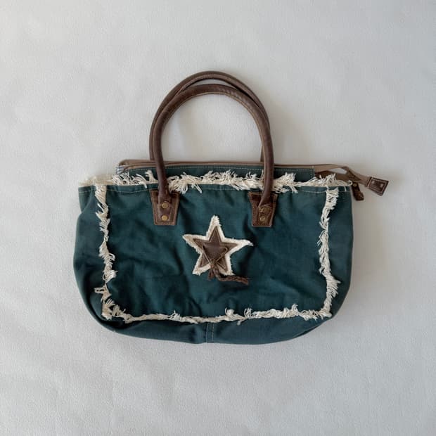 TERRE ROUGE 별 코튼 토트백