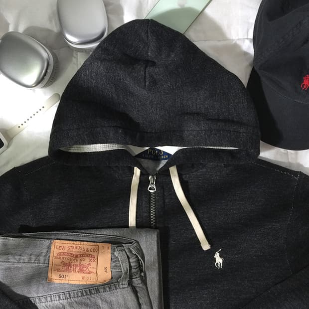 (WOMAN) 폴로랄프로렌 스웻 후드집업 XL 