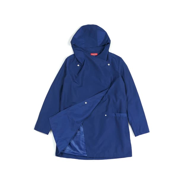 Corso Rosso hooded wrap coat