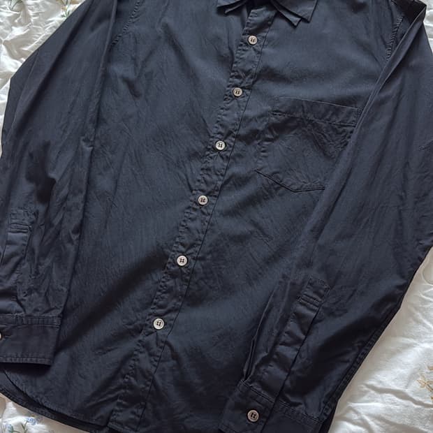 Y’s 요지야마모토 이중 카라 셔츠