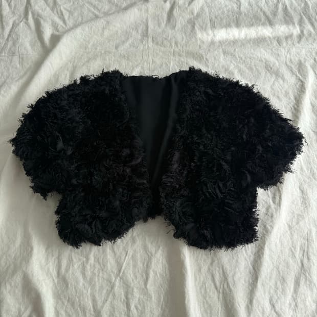 블랙 페어리 페미닌 볼레로