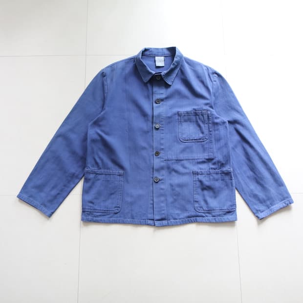 80s 프랑스 빈티지 HBT 헤링본 초어자켓 (105)