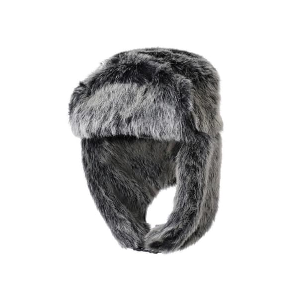 Shapka Trooper Fur Hat (Black, Brown)