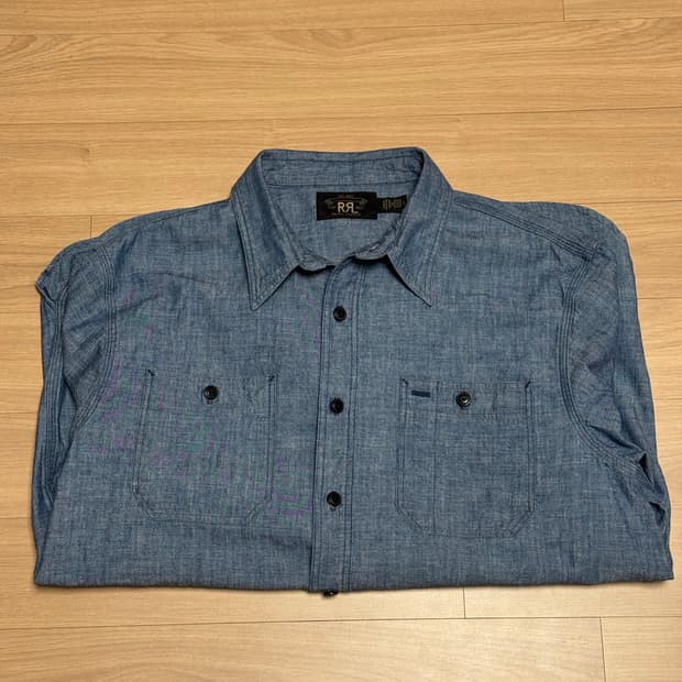 Rrl 샴브레이 셔츠 L