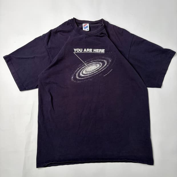 80s You Are Here Tee (navy)