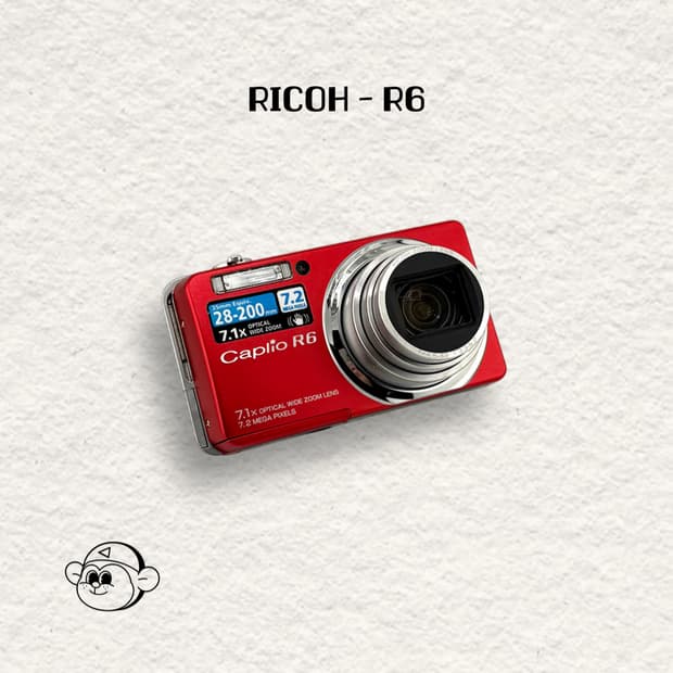 [📸리코감성] RICOH 리코 카프리오 R6 레트로 디지털 카메라