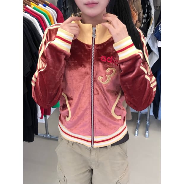 00‘s 아디다스 벨벳 트랙탑 져지
