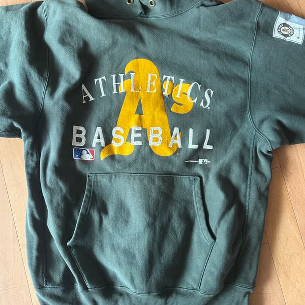 90s usa 챔피온 리버스위브 후드