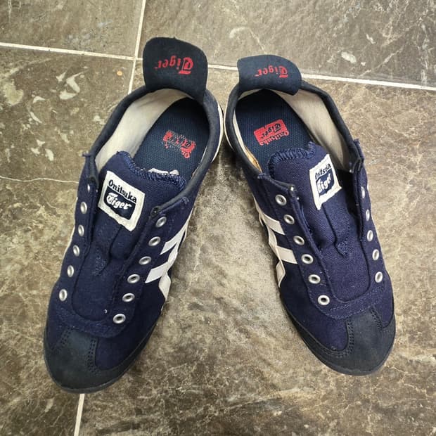 오니츠카타이거 운동화 네이비/화이트