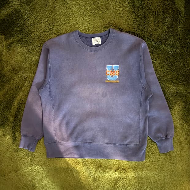 [XL] 90s LEE 리 크로스 그레인 MADE IN USA 스웻셔츠