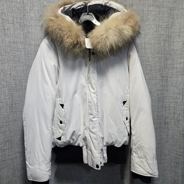 블랙야크 여성 롯지 숏 덕다운 패딩 