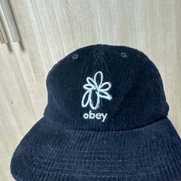 오베이 코듀로이 볼캡
