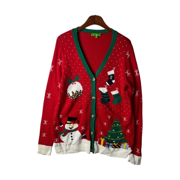 [JPN] 빈티지 크리스마스 가디건