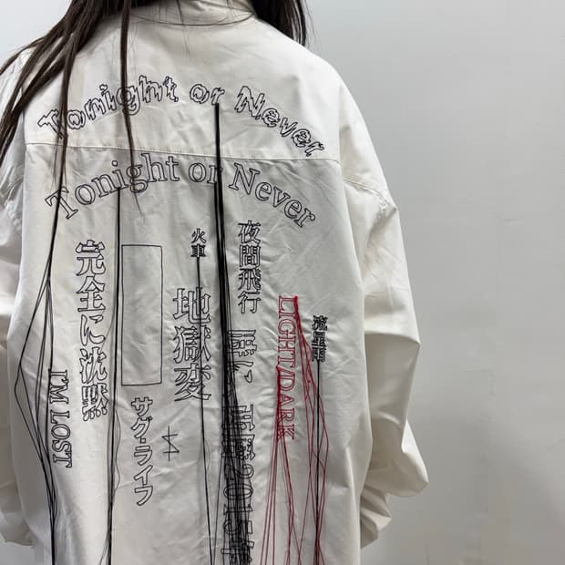 혜인서 15F/W Tonight or never 오버핏 롱 셔츠