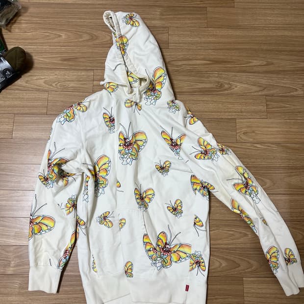 슈프림 버터플라이 후디 XL