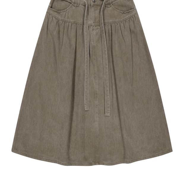 코이세이오 퍼피 코튼 스커트 브라운 2