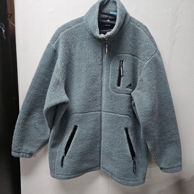 아디다스 플리스 자켓 블루계열  95