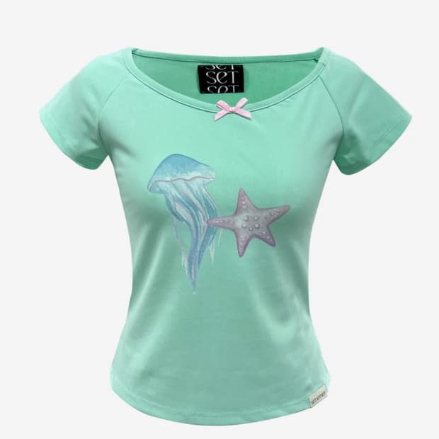 쎄쎄쎄 JELLY&STAR T-SHIRT 민트