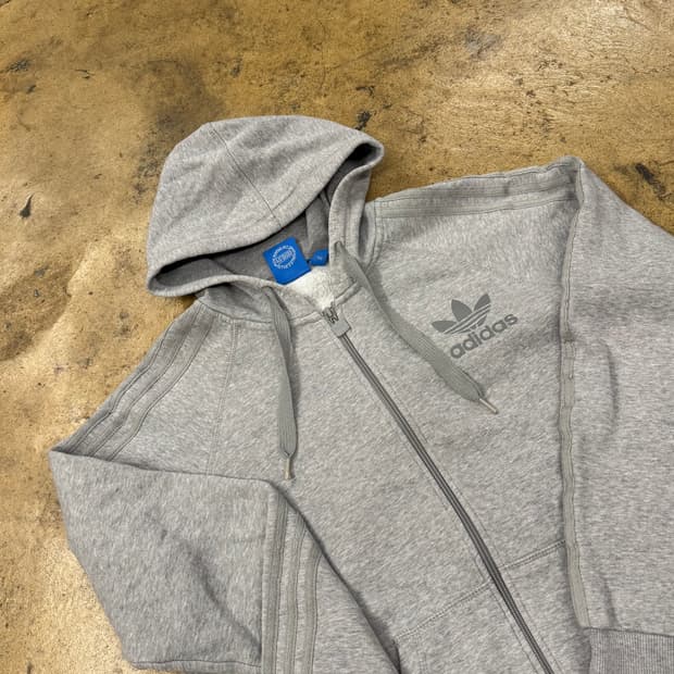 아디다스 그레이 파이어버드 후드집업 105