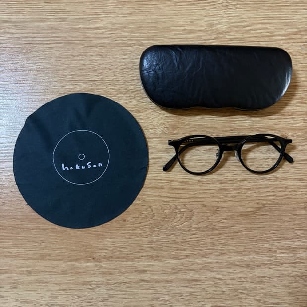 하쿠산 메가네 보스턴 NL 블랙 새상품