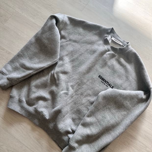 피어오브갓 에센셜 스웻세트 (맨투맨M,팬츠S)