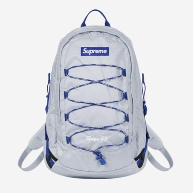 22ss 슈프림 백팩 실버