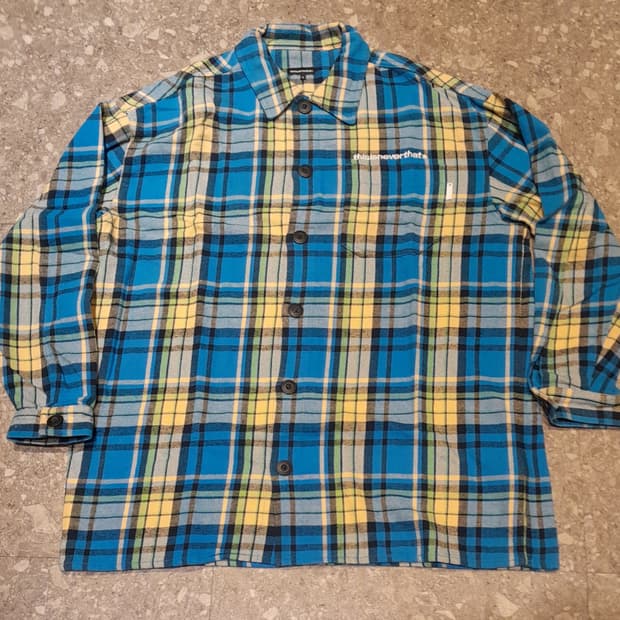 💥디스이즈네버댓 자수 체크셔츠 (S) 
