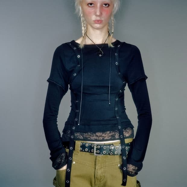 베이컨트아카이브 우먼 레노 레이어드티