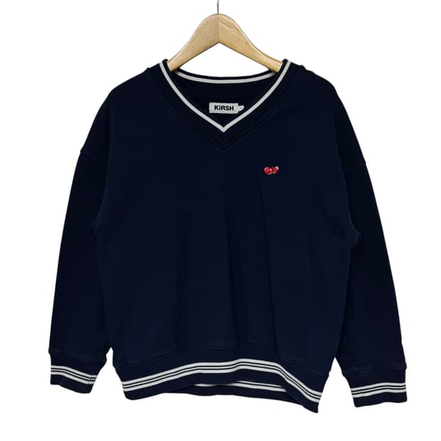 키르시 체리 V넥 맨투맨